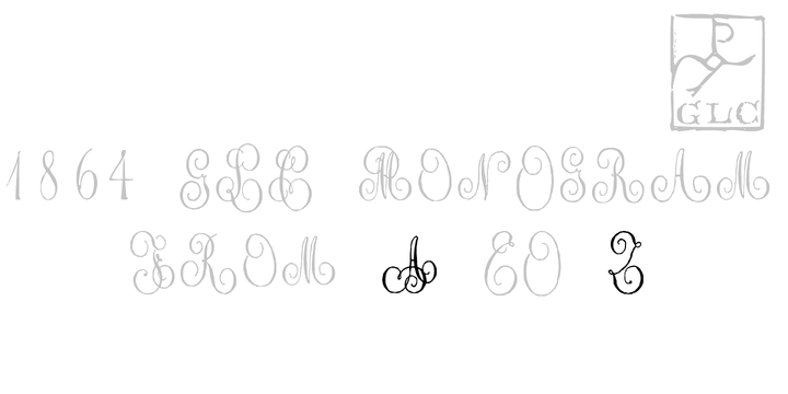 1864 GLC Monogram