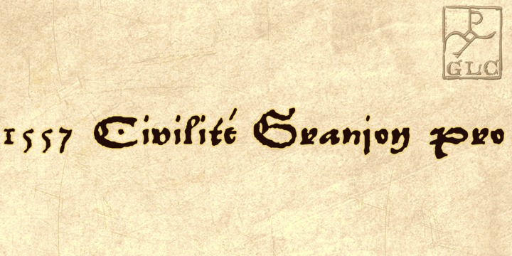 1557 Civilité Granjon