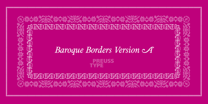 Baroque Borders A