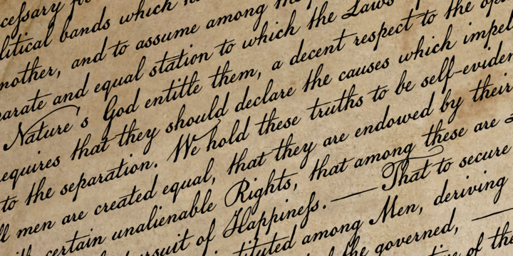 american scribe font