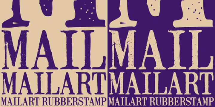 Mailart Rubberstamp
