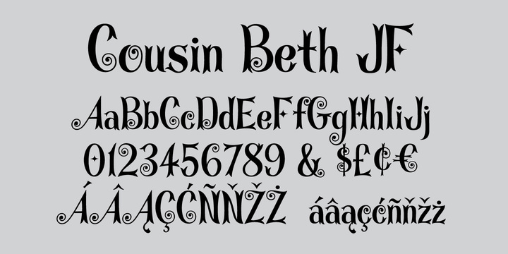 cousin beth font