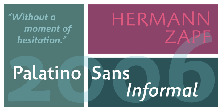 Palatino® Sans Informal