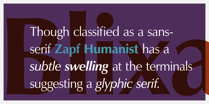 zapf humanist italic font