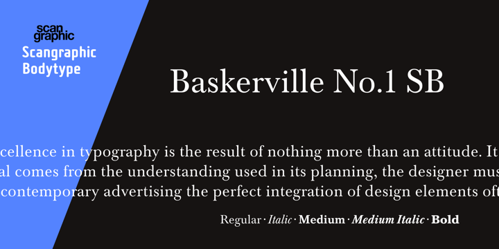 Baskerville No. 1 SB™