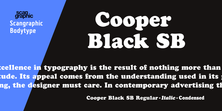 Cooper Black SB™