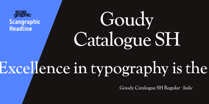 Goudy Catalogue SH™