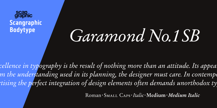 Garamond No. 1 SB™