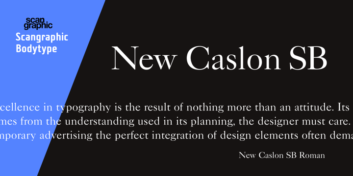 New Caslon SB™