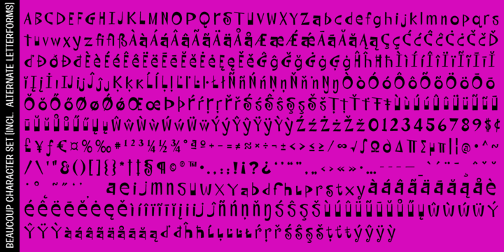 Beaucoup Pb Font Webfont Desktop Myfonts