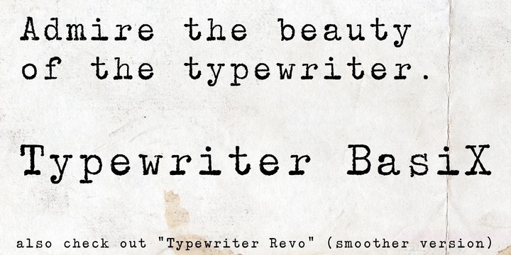 Typewriter BasiX