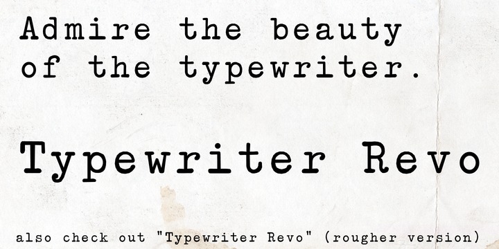 Typewriter Revo