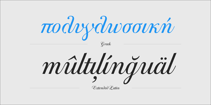 PF Bodoni Script Pro™