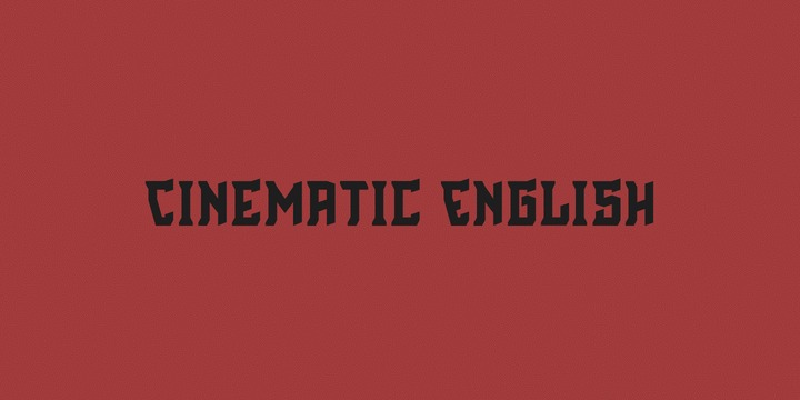 Cinematic English