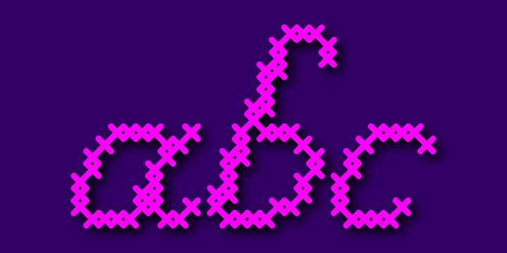 Cross Stitch Cursive