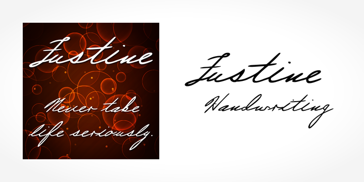 Justine Handwriting 