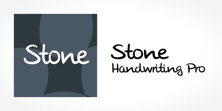 Stone Handwriting Pro™