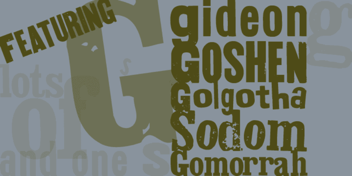 BlincType Letterpress Fontpak