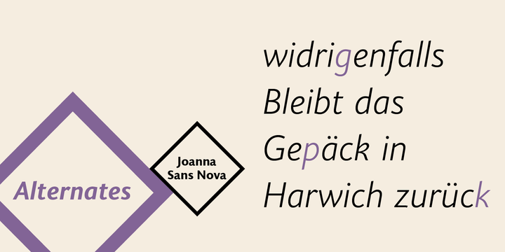 Joanna® Sans Nova