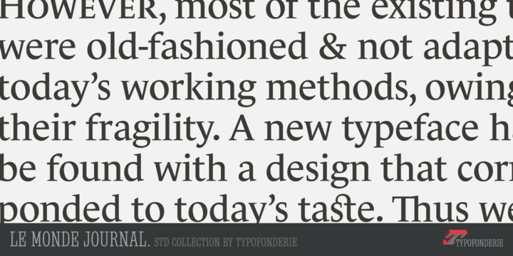 Le Monde® Journal Std