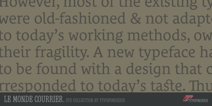 Le Monde® Courrier Std