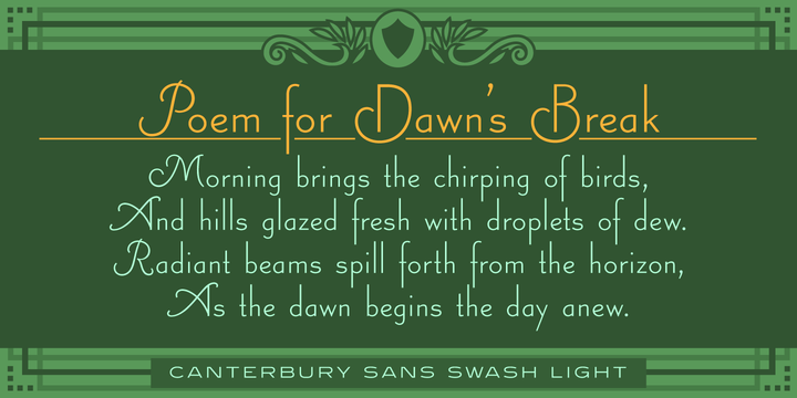 Canterbury Sans™