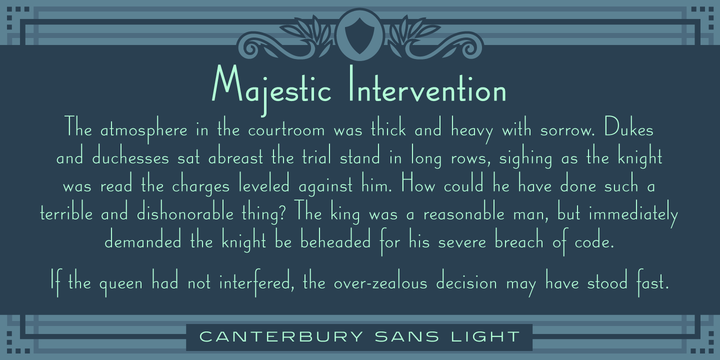 Canterbury Sans™