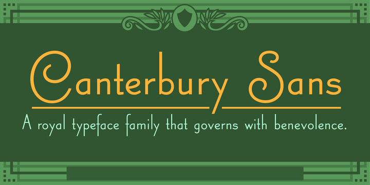 Canterbury Sans™