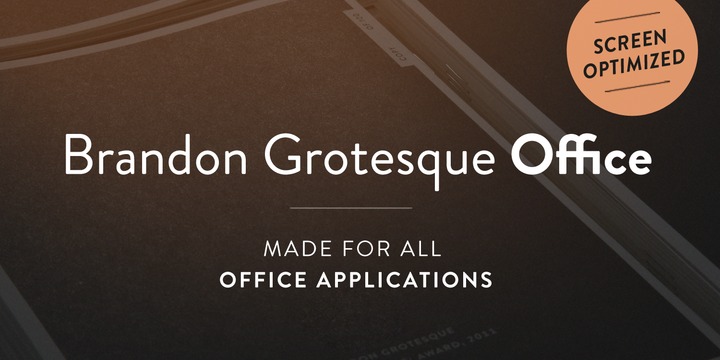 Brandon Grotesque Office