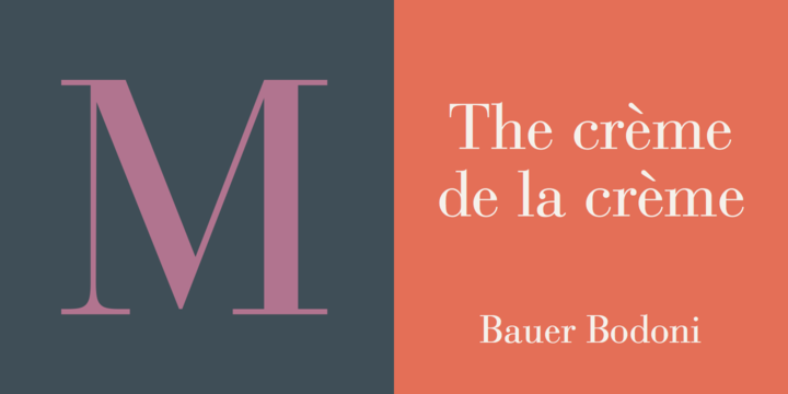 Bauer Bodoni CE Bold - Bold