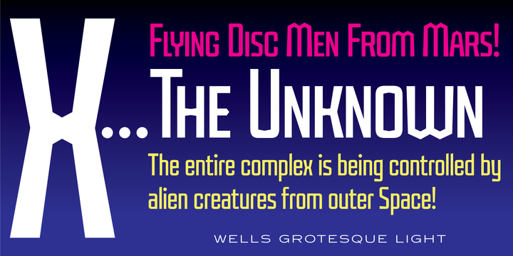 Wells Grotesque Pro™