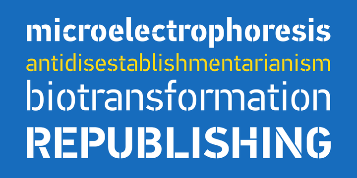 PF DIN Stencil Pro™