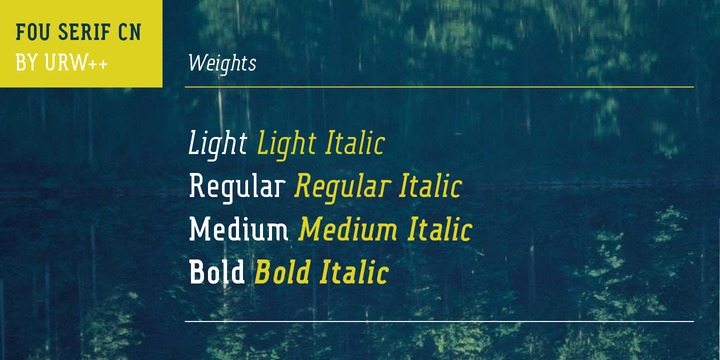 Fou Serif CN™