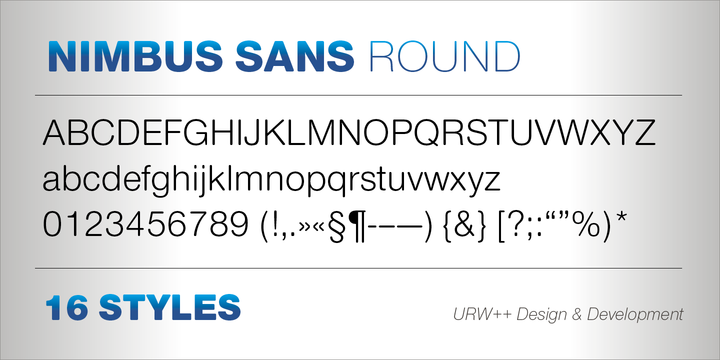 Nimbus Sans Round™ 