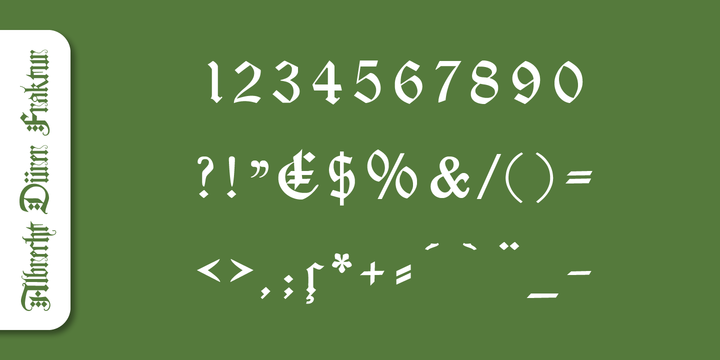 Albrecht Duerer Fraktur Pro