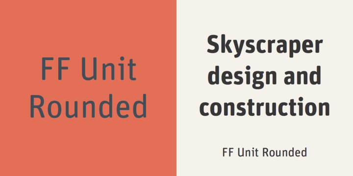 ff unit rounded font