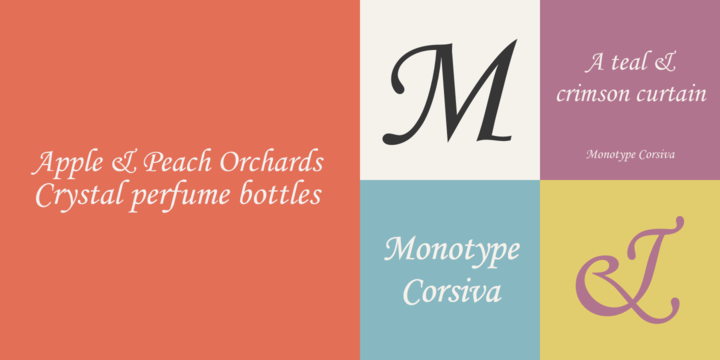 monotype corsiva std regular