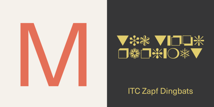 ITC Zapf Dingbats®