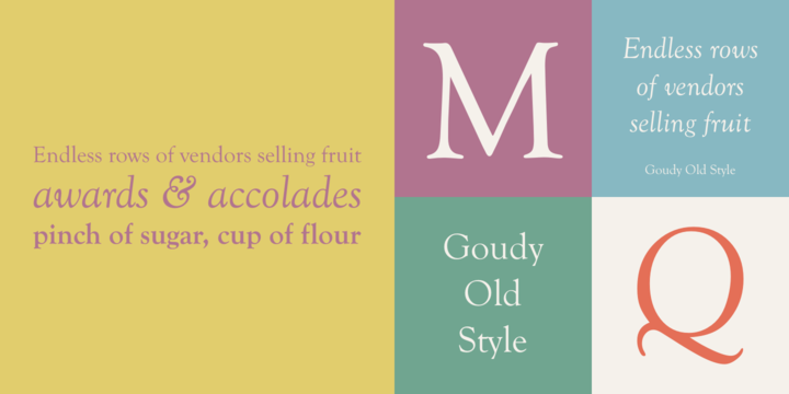 Goudy Old Style