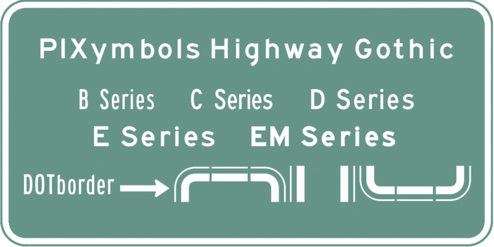 clearview font vs highway gothic font