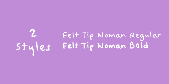 Felt Tip Woman™
