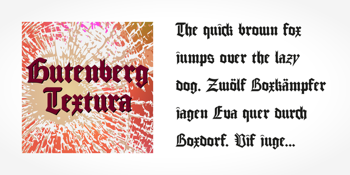 Gutenberg Textura Pro