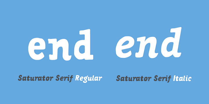 Saturator Serif FA