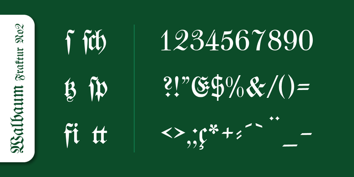 Walbaum Fraktur No2 Pro™