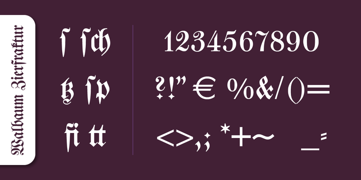 Walbaum Zierfraktur Pro™