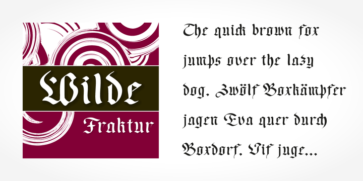 Wilde Fraktur Pro™