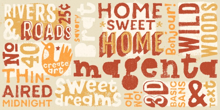 Canvas Acrylic Megafamily