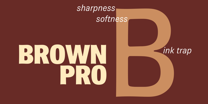 brown regular font