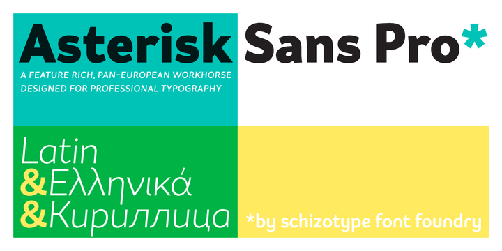 Asterisk Sans Pro™