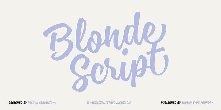 Blonde Script